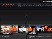 Tablet Screenshot of crossfitdowntownmiami.com